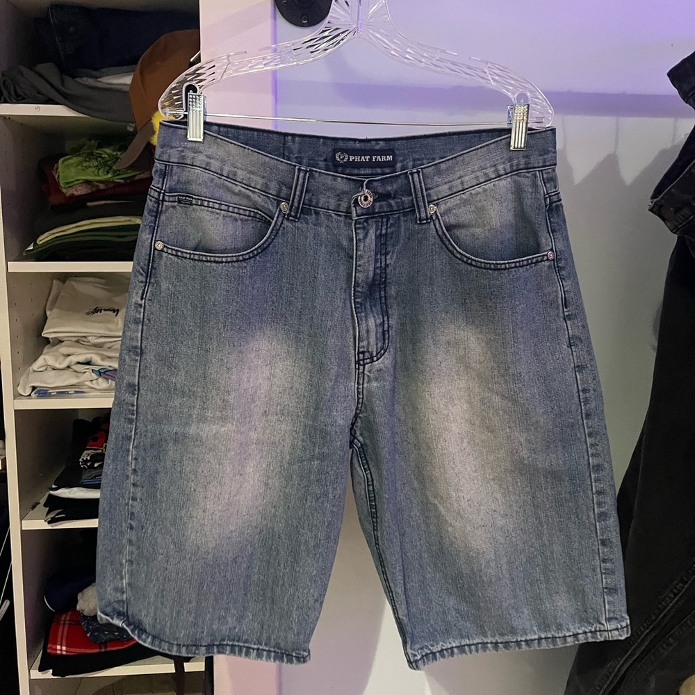 Phat Farm Washed Baggy Jorts
